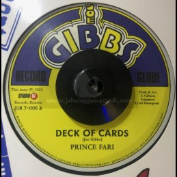 Joe Gibbs-7"-Deck Of Cards...