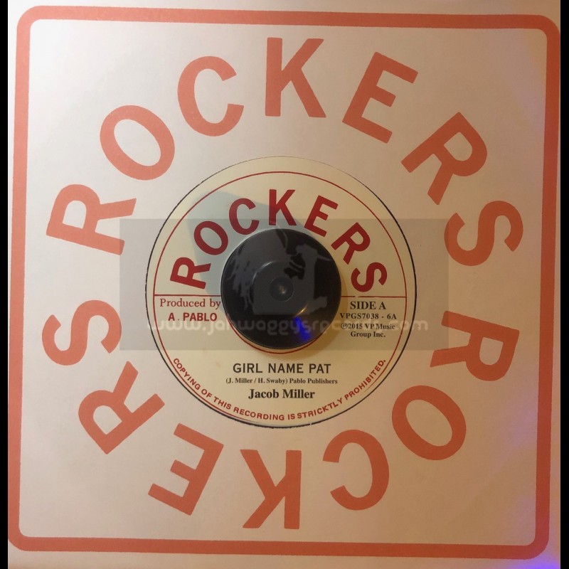 Rockers-7"-Girl Name Pat / Jacob Miller + Version / Augustus Pablo