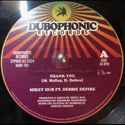 Dubophonic-7"-Thank You /...