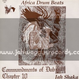 Jah Shaka Music-LP-Africa Drum Beats / Commandments Of Dub Chapter 10