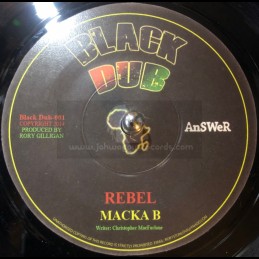 Black Dub-7"-Rebel / Macka...