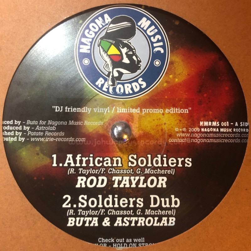 Nagona Music Records-10"-African Soldiers + Its Alright With Me / Rod Taylor