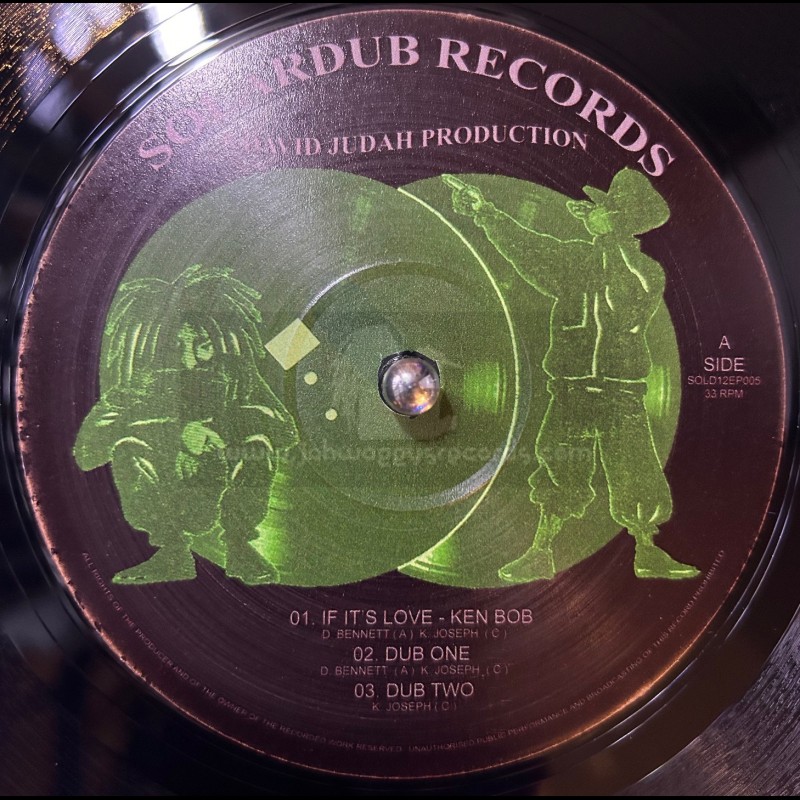 Solardub Records-12"-If It's Love / Ken Bob + Seek Yah Kingdom / Martin Melody
