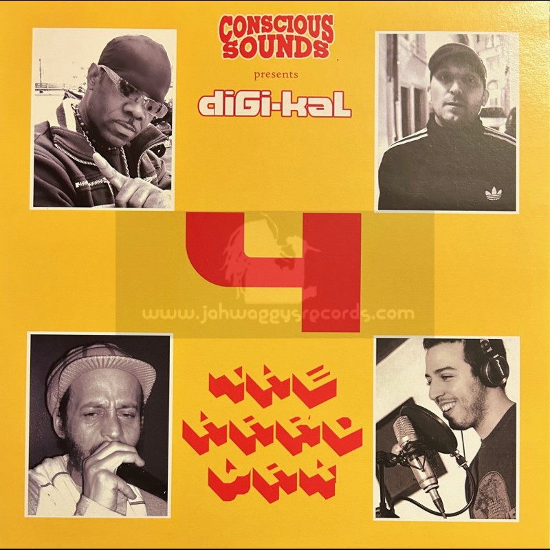 Conscious Sounds-LP-Digi-Kal-4 The Hard Way / King General, Sandeeno, S Kaya, & Ramon Judah