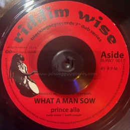 Riddim Wise-7"-What A Man...