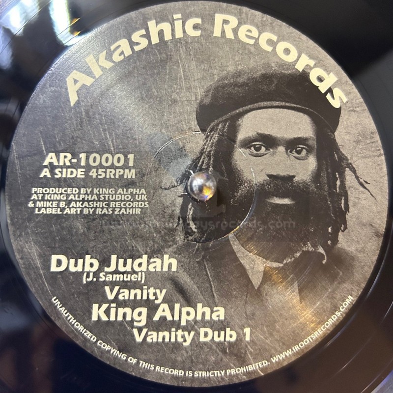 Akashic Records-10"-Vanity / Dub Judah And King Alpha