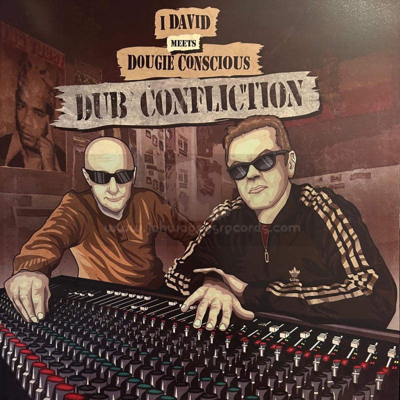 Conscious Sounds-Lp-Dub Confliction / I David Meets Dougie Conscious