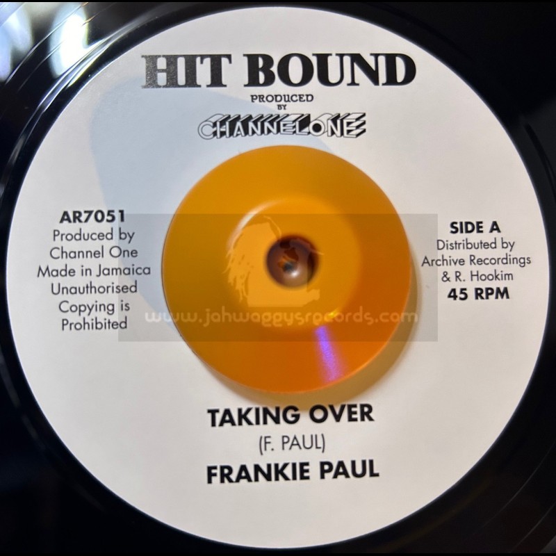 Hit Bound-7"-Taking Over / Frankie Paul.