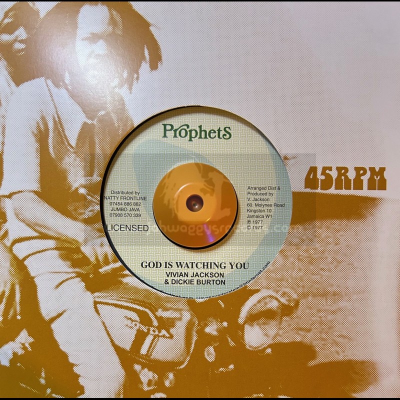 Prophets-7"-God Is Watching You / Dicky Burton