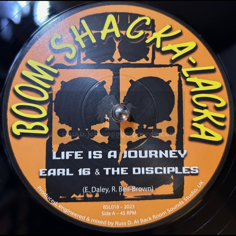 Boom Shacka Lacka-12"-Life Is A Journey / Earl 16 And The Disciples