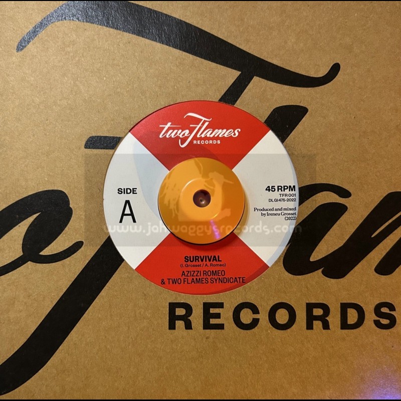 Two Flames Records-7"-Survival / Azizzi Romeo And Two Flames Syndicate