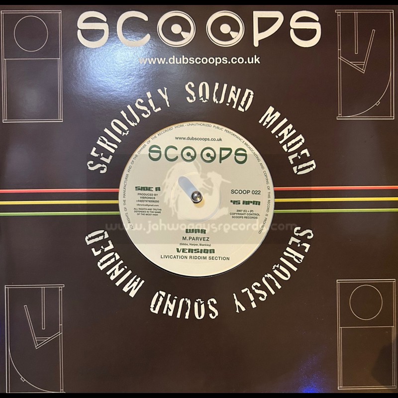 SCOOPS-7"-WAR / M PARVEZ + ANOTHER ONE DOWN / MELLOW BAKU