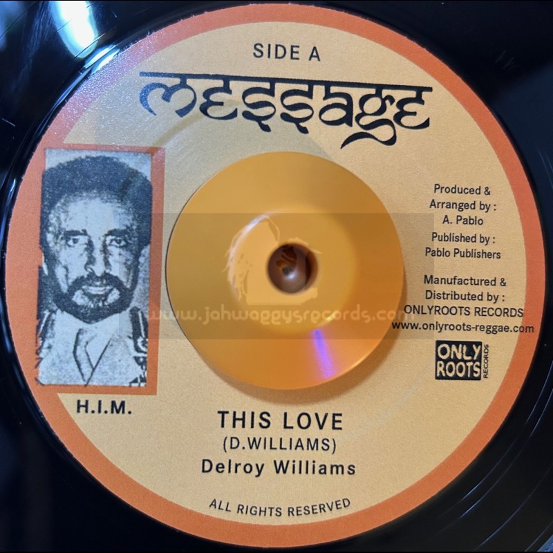 Message-7"-This Love / Delroy Williams + Dub / Augustus Pablo