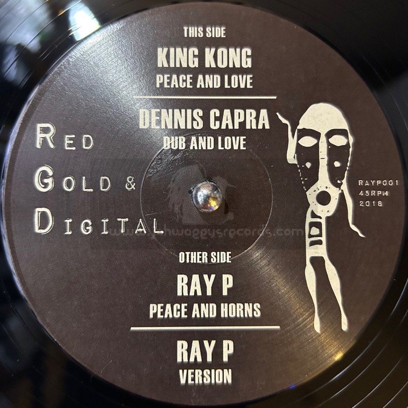 Red Gold And Digital-12"-Peace And Love / King Kong + Peace And Horns / Ray P