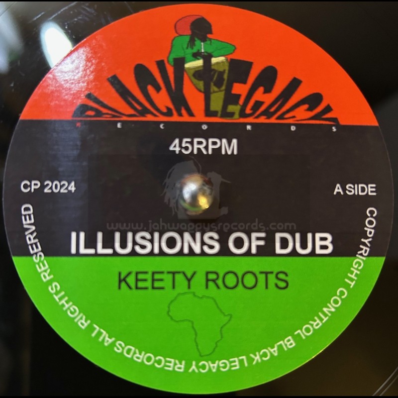 Black Legacy Records-10"-Dubplate-Ilusions Of Dub / Keety Roots - Limited Hand Carved