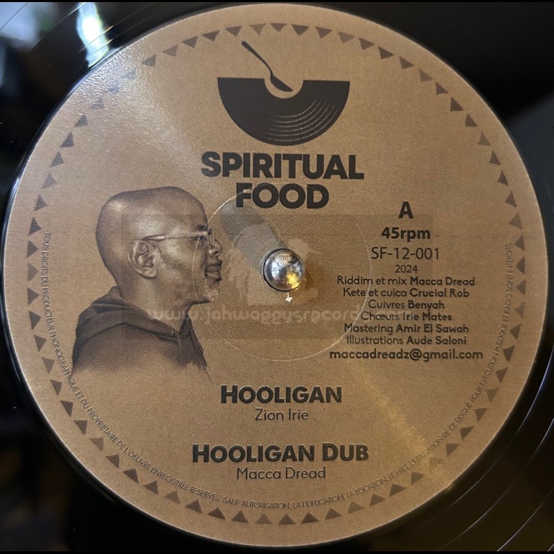 Spiritual Food-12"-Hooligan / Zion Irie + Point Finger Pon / Ras Tweed