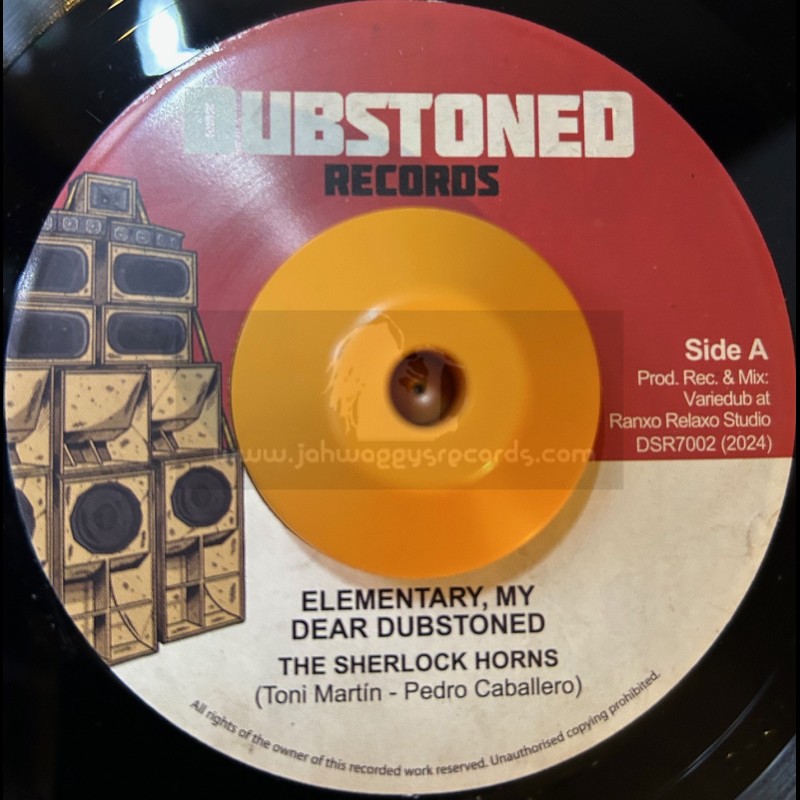 Dubstoned Records-7"-Elementary, My Dear Dubstoned / The Sherlock Horns Ft. Variedub