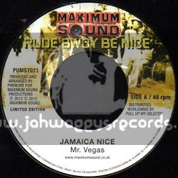 Maximum Sound-7"-Jamaica Nice / Mr Vagas + Life Hard / Ce cile