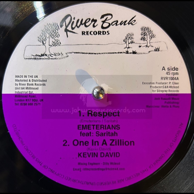 River Bank Records-10"-Respect / Emeterians + Feed Back Dub / Mafia And Fluxy