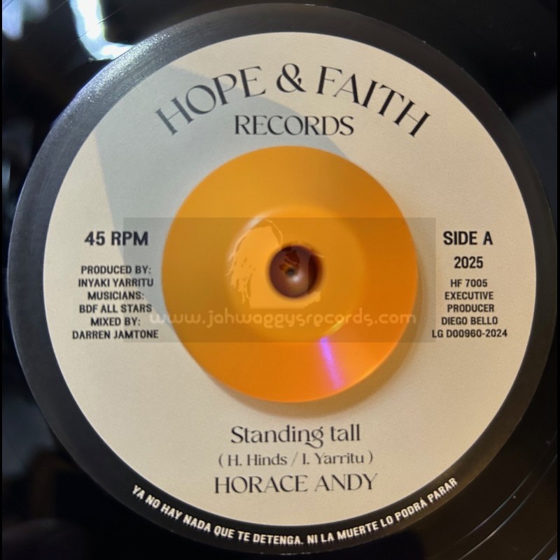 Hope And Faith Records-7"-Standing Tall / Horace Andy