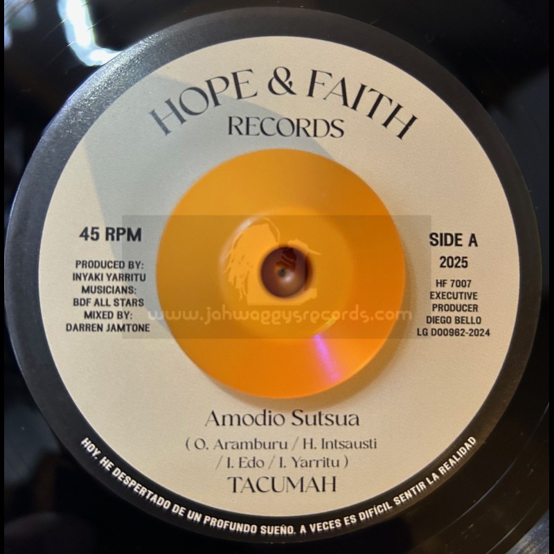 Hope And Faith Records-7"-Amodio Sutsua / Tacumah