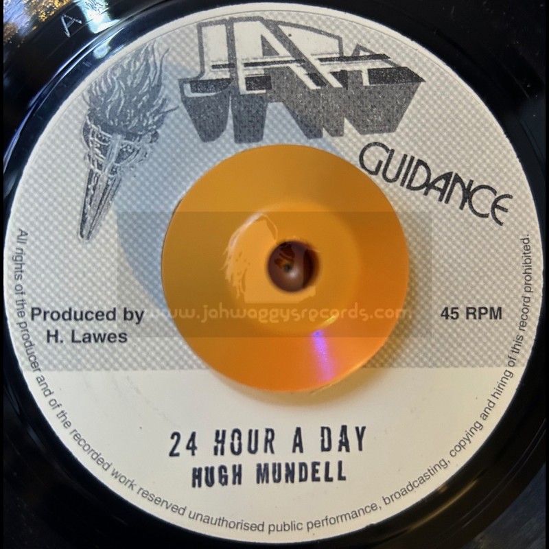 Jah Guidance-7"-24 Hour A day / Hugh Mudell + Ghost Of Frankenstein / Scientist