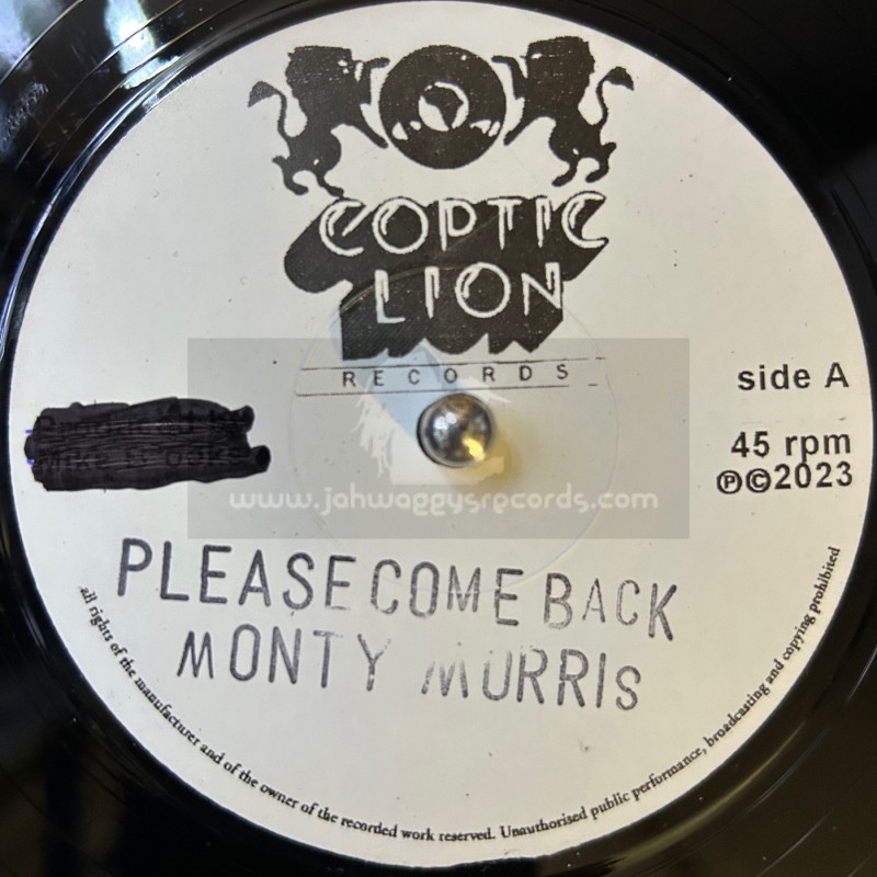 Coptic Lion-7"-Please Come Back / Monty Morris