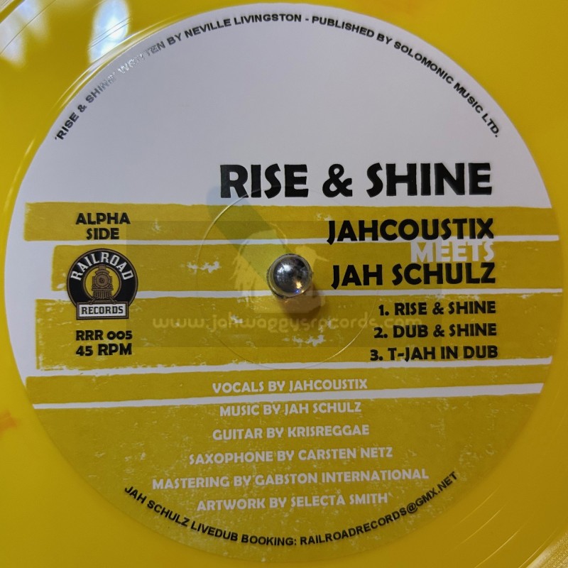 Railroad Records-12"-Rise And Shine / Jahcoustix meets Jah Schulz + Rise And Shine / Princess Kazayah meets Jah Schultz
