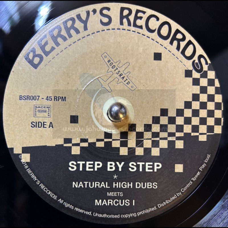 Berrys Records-7"-Step By Step / Natural High Dubs Meets Marcus I