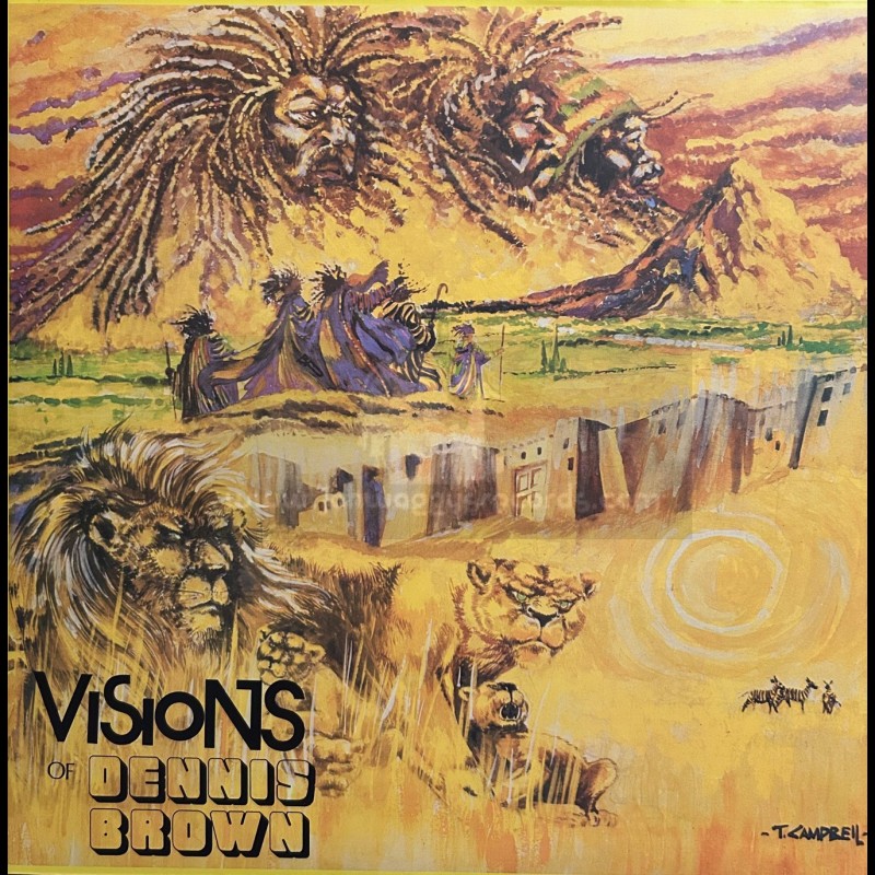 Joe Gibbs Music-Lp-Visions Of / Dennis Brown