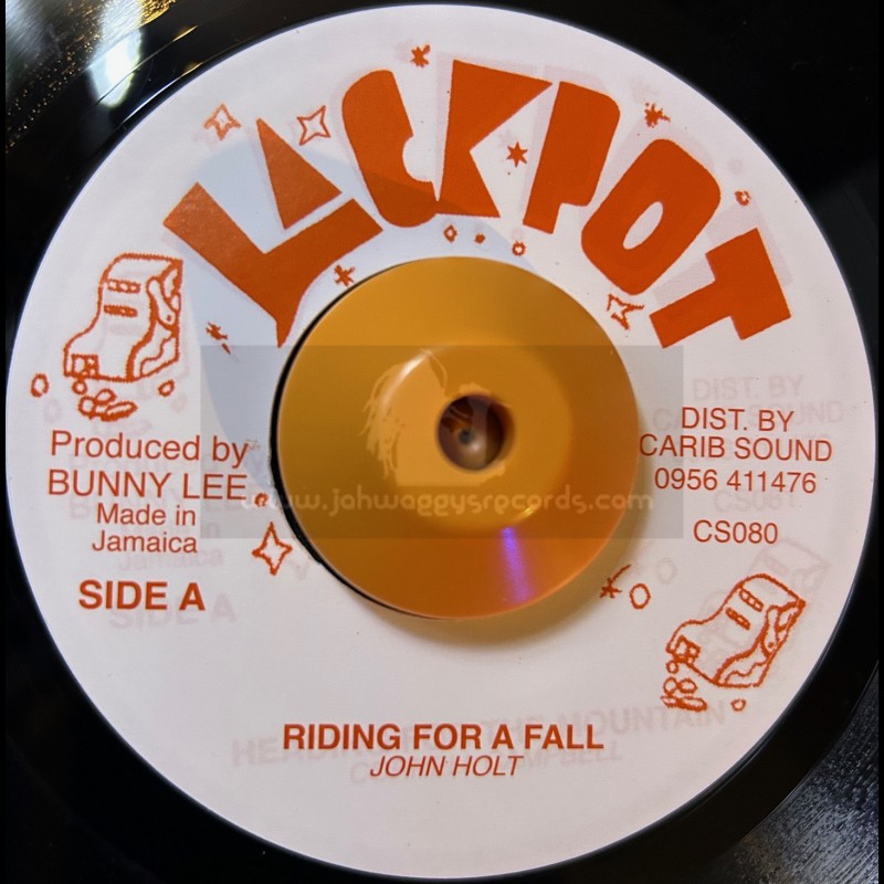 Jackpot-7"-Riding For A Fall / John Holt + Make Love / I Roy