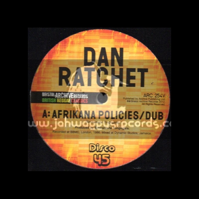 Bristol Archive Records-12"-Afrikana Policies / Dan Ratchet (Limited Edition)