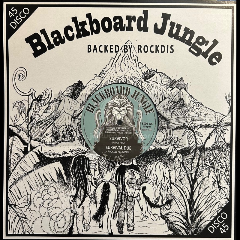 Blackboard Jungle-12"-Babylon Is Falling / Earl 16 + Fire / Roberto Sanchez + Survivor / Lutan Fyah