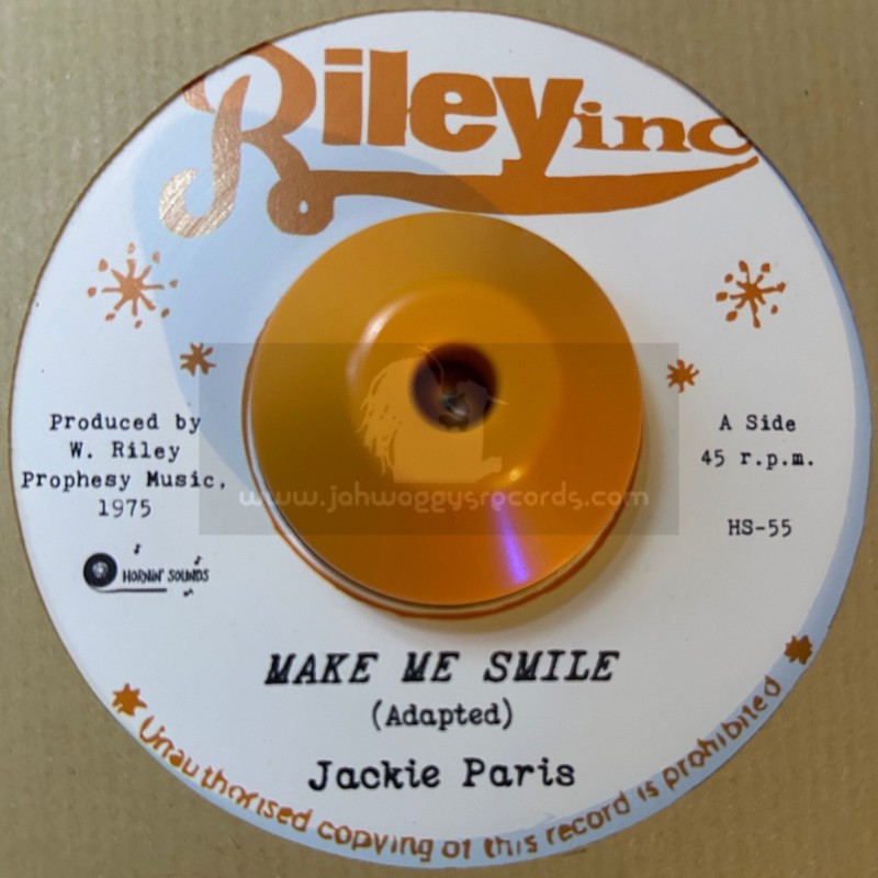 Riley Inc-7"-Make Me Smile / Jackie Paris