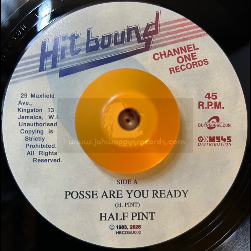 Hit Bound-Channel One-7"-Posse Are You Ready / Half Pint