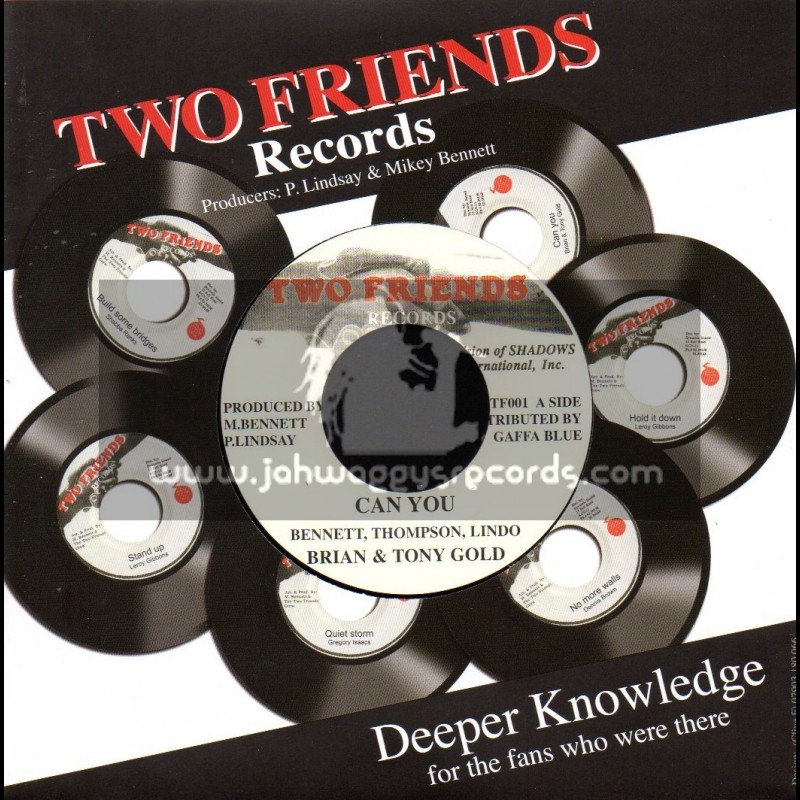 Two Friends Records-7"-Can You / Bennett,Thompson & Lindo