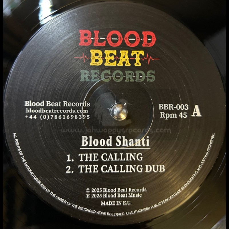 Blood Beat-12"-The Calling / Blood Shanti + Mount Zion / Blood Shanti
