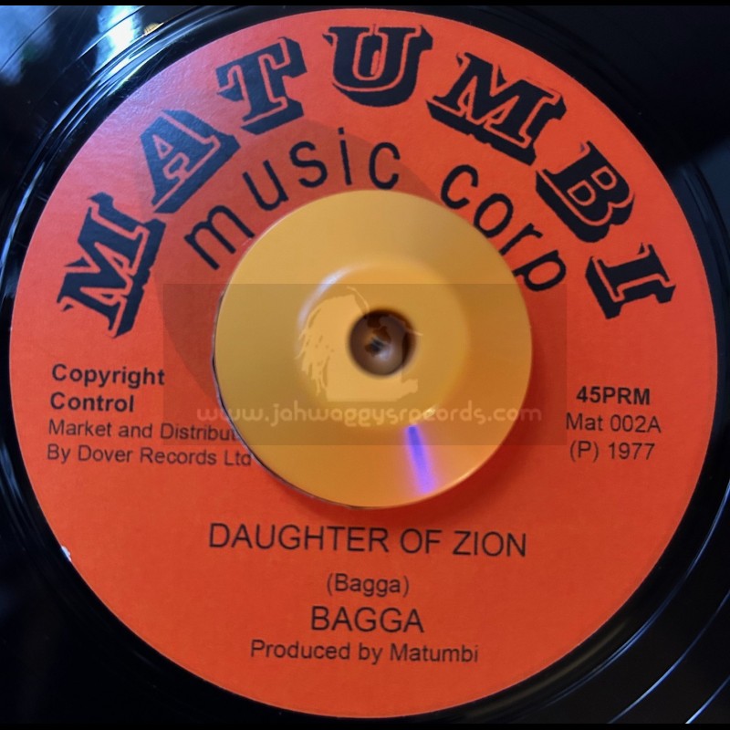 Matumba Music Corp-7"-Daughter Of Zion / Bagga