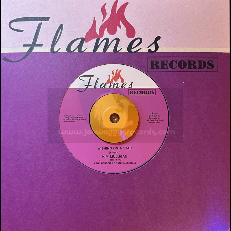 Flames Records-7"-Wishing on a Star / Kim Mulligan