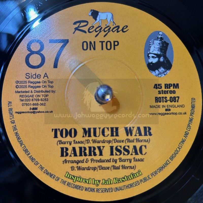 Reggae On Top-7"-Too Much War / Barry Issac