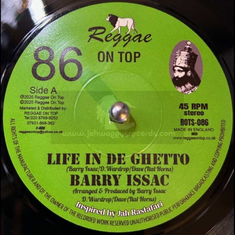 Reggae On Top-7"-Ghetto Life / Barry Issac