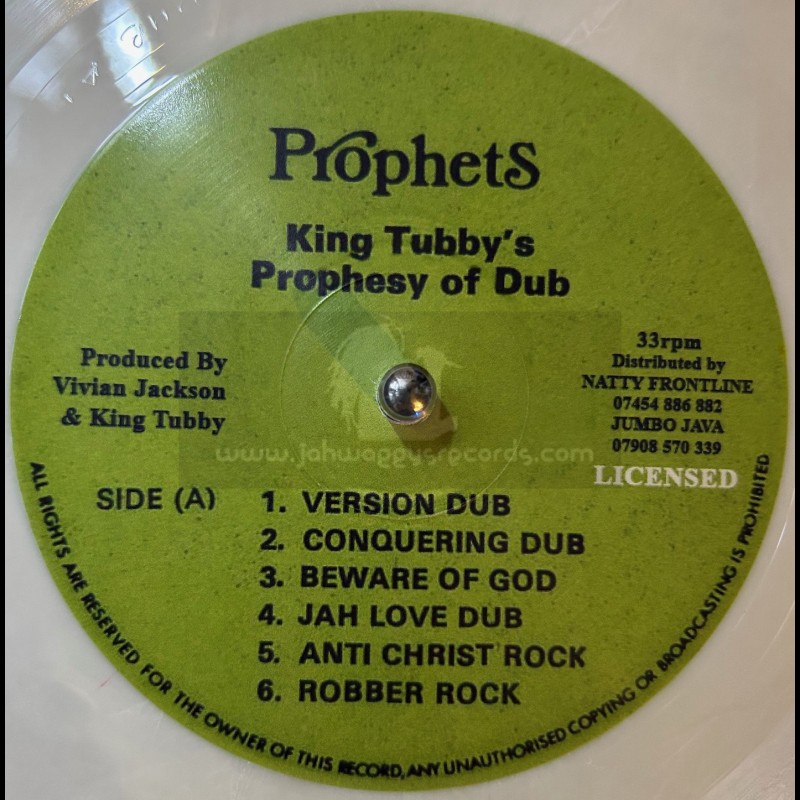 Prophets-Lp-King Tubby's Prophesy Of Dub / Yabby You