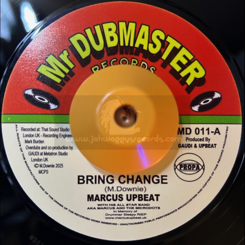 Mr Dubmaster-7"-Bring Change / Marcus Upbeat
