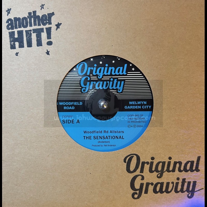 Original Gravity-7"-The Sensational + Farewell Chelsea Girl / Woodfield Rd Allstars