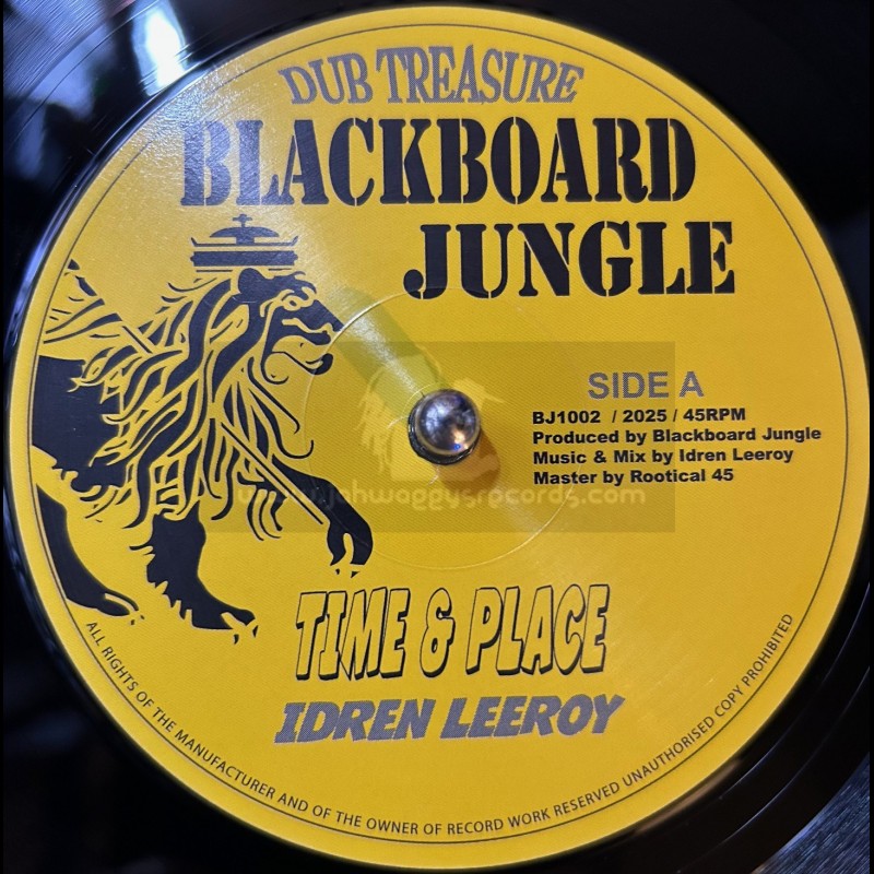 Blackboard Jungle-10"-Time & Place / Idren Leeroy + Struggling Minds / Idren Leeroy