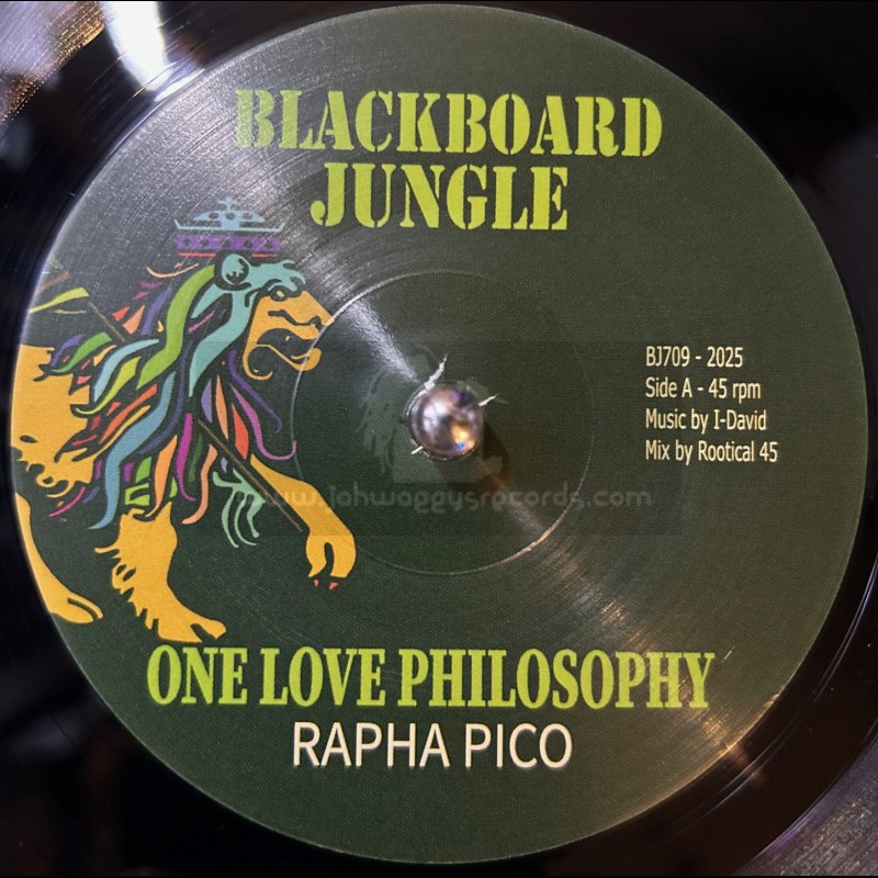 Blackboard Jungle-7"-One Love Philosophy / Rapha Pico