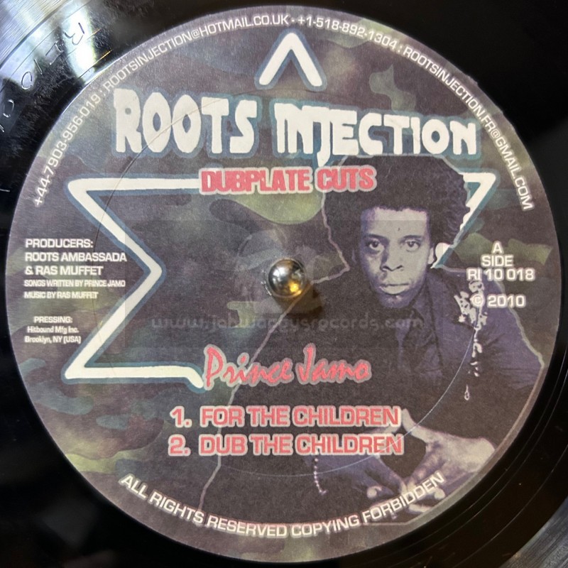 Roots Injection-10"-For The Children / Prince Jamo