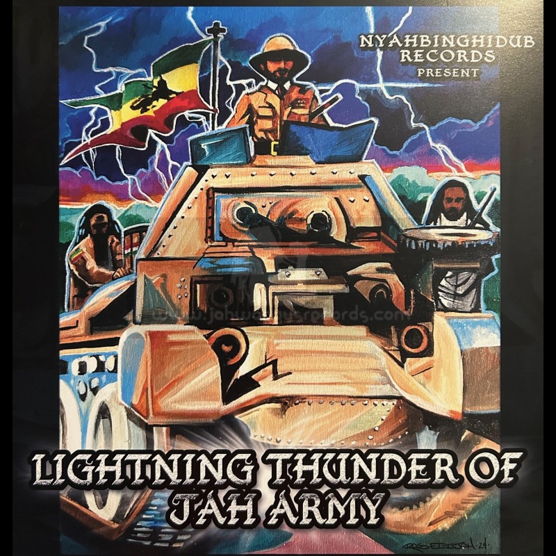 Nyahbinghi Dub-12"-Rasta Reggae Rebel / Prince Livijah + Thunder Roll / Ras Hassen Ti