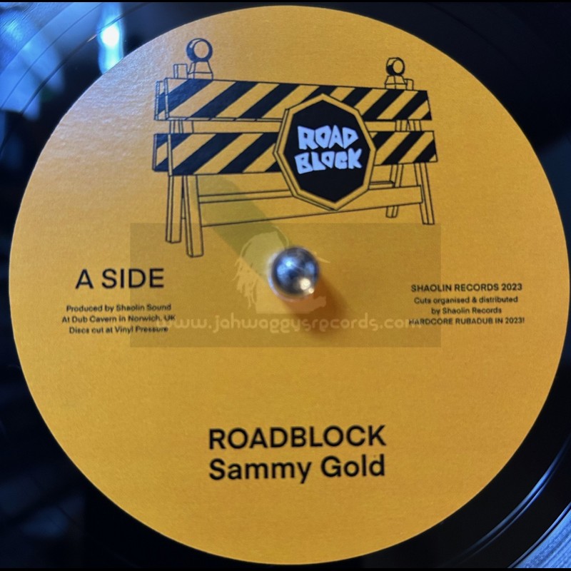 Shaolin Records-7"-Road Block / Sammy Gold - Limited 7" Polyvinyl