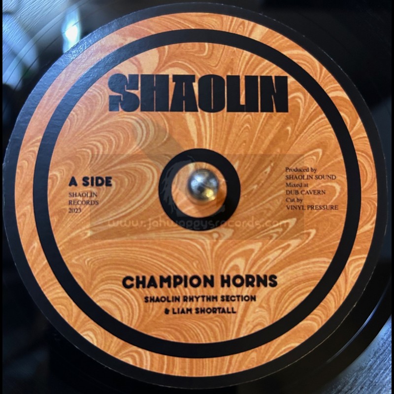 Shaolin Records-7"-Champion Horns / Liam Shortall And Shaolin Rhythm Section - Limited 7" Polyvinyl